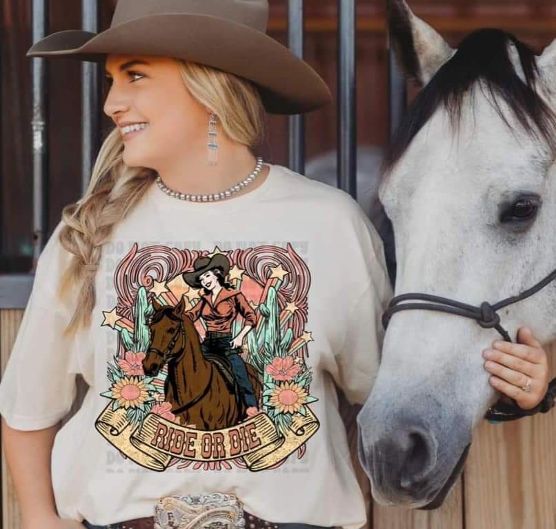 Ride Or Die Horse Riding - SHIRT