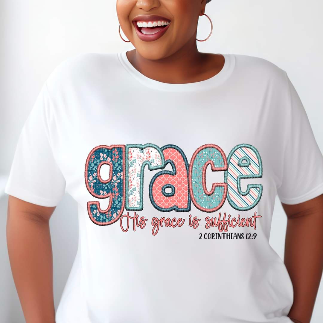 Grace Faux Embroidery - SHIRT