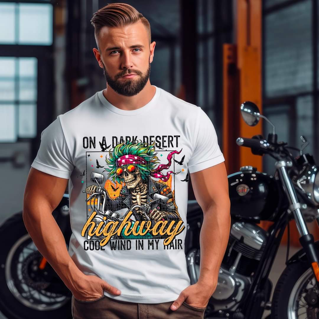 On A Dark Desert Highway-SHIRT