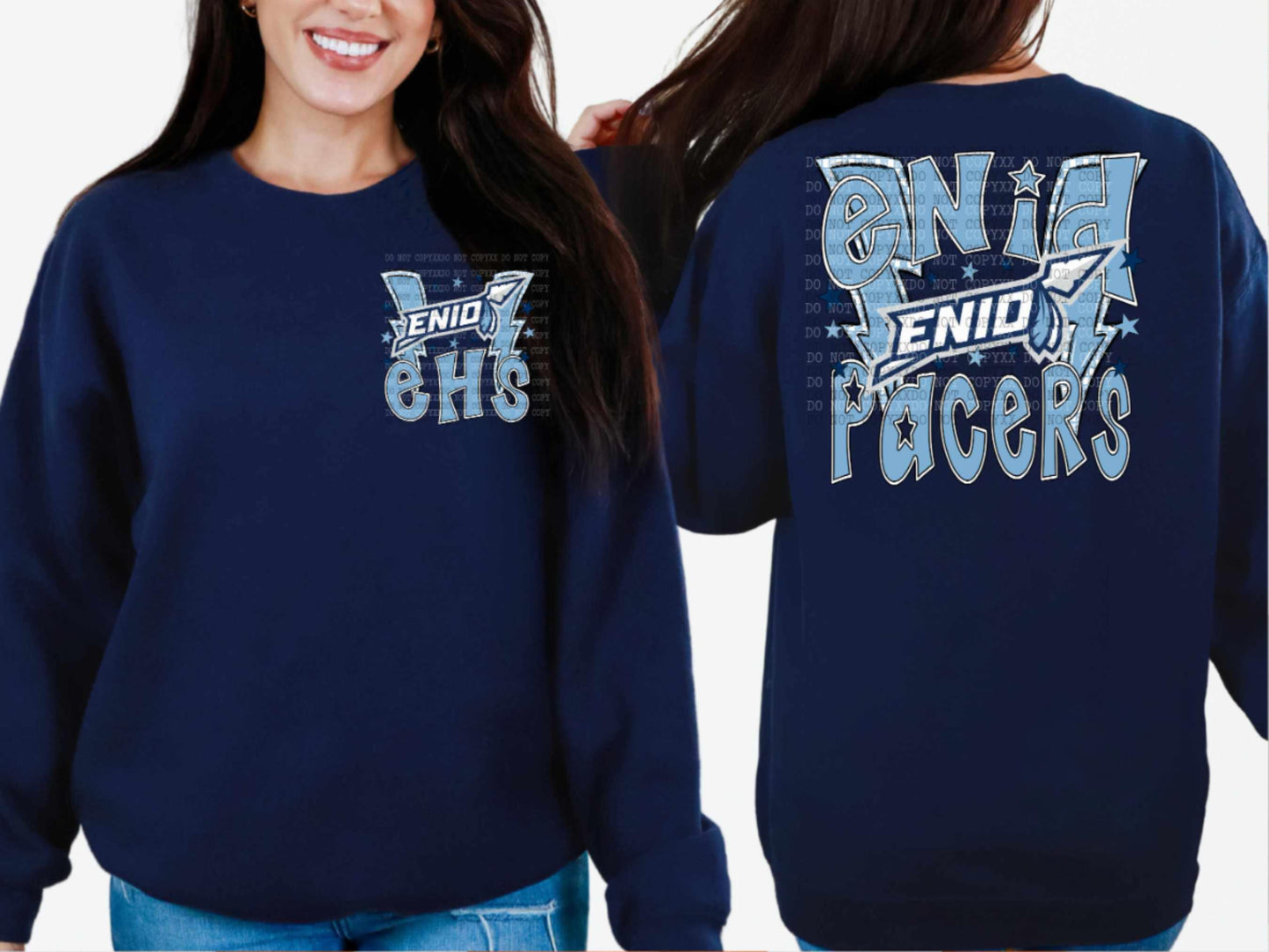 Enid Pacers Bolts- Shirt *comment shirt color in note box