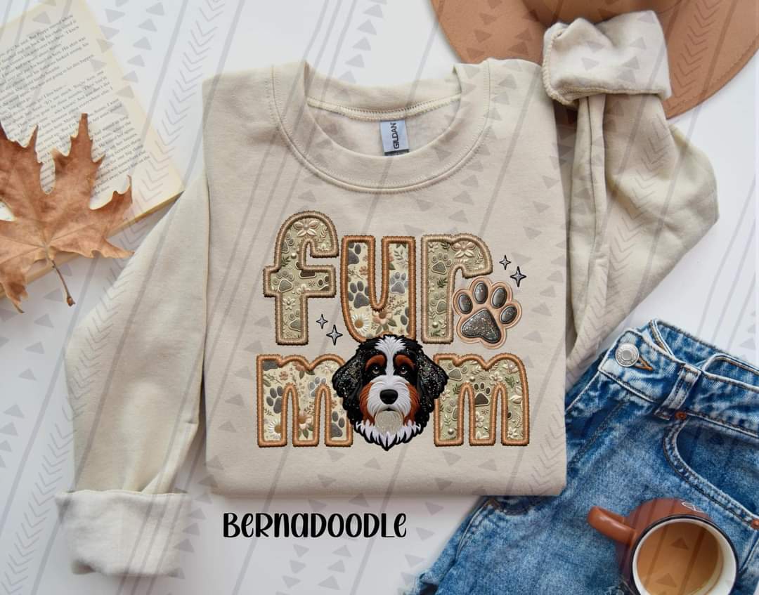Fur Mom Bernadoodle Dog-SHIRT