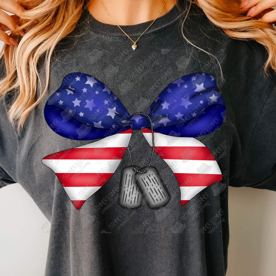 Military Coquette Bow - SHIRT