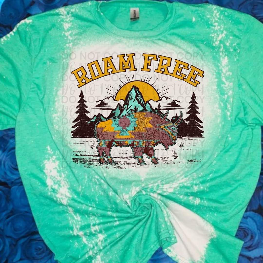 Roam Free Buffalo Yellow -SHIRT