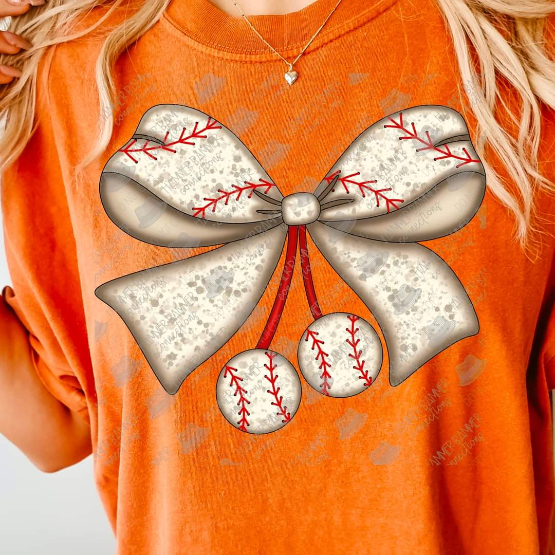 Baseball Coquette Bow - SHIRT