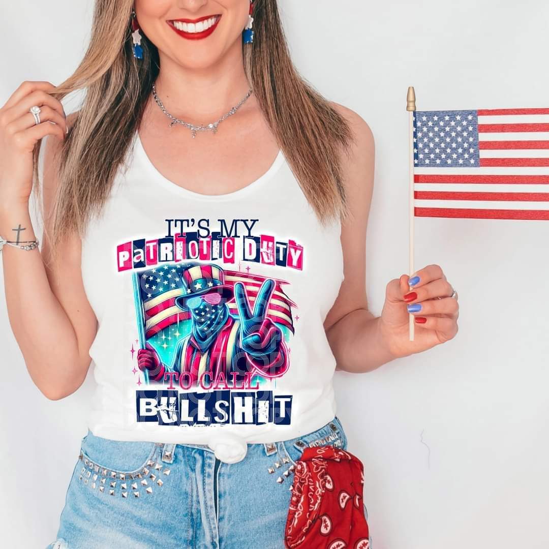 It's My Patriotic Duty To Call Bullshit-SHIRT