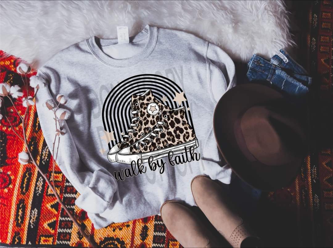 Walk By Faith Leopard - SHIRT