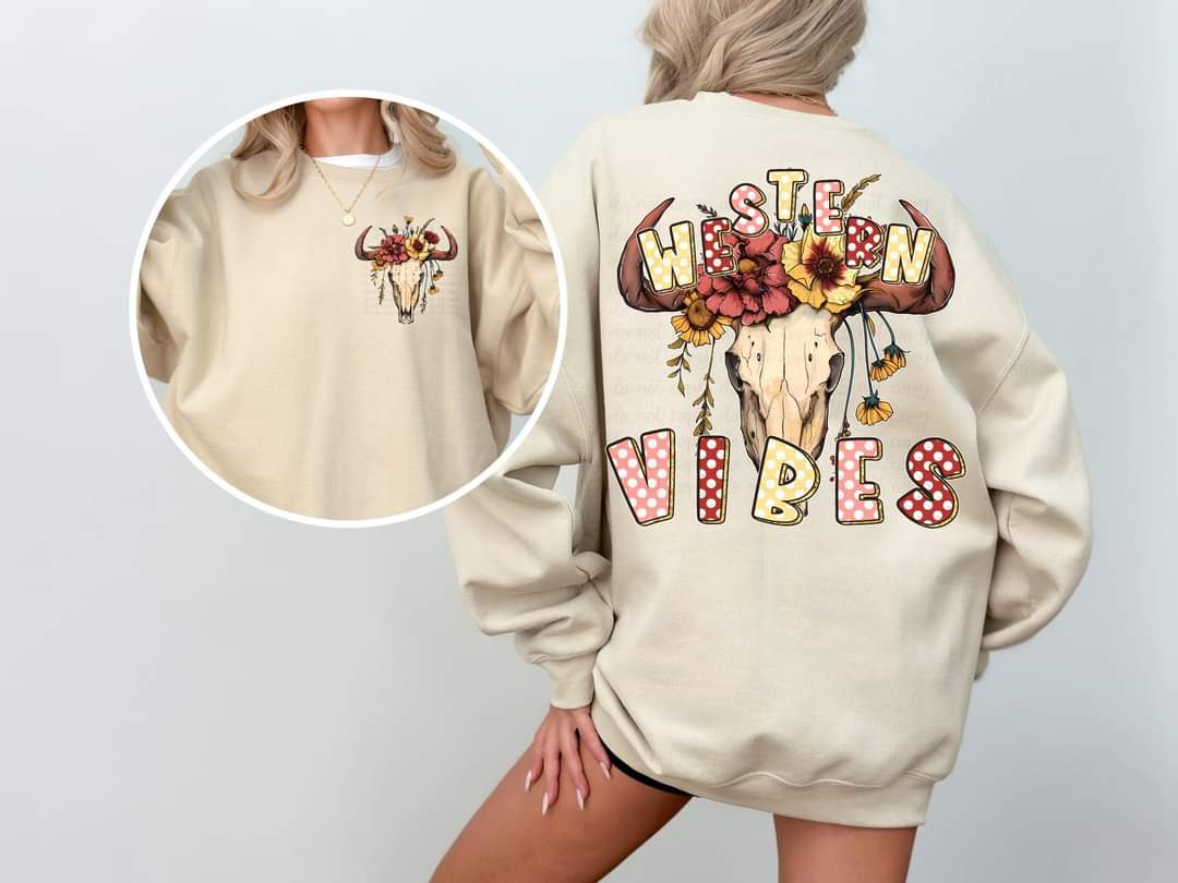 Western Vibes Polka Dot With Pocket -SHIRT