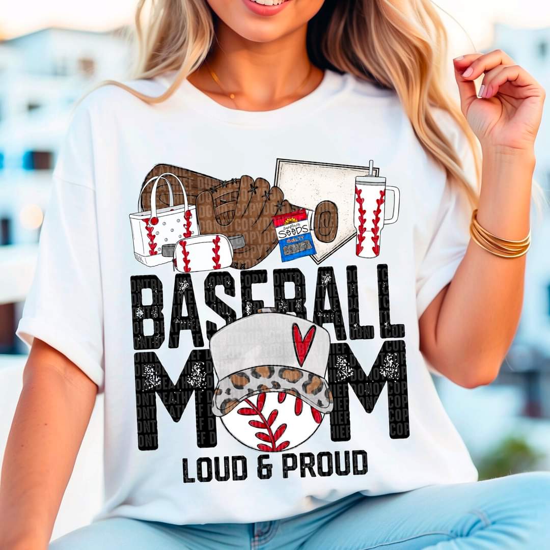 Loud And Proud Mama Hat Baseball - SHIRT