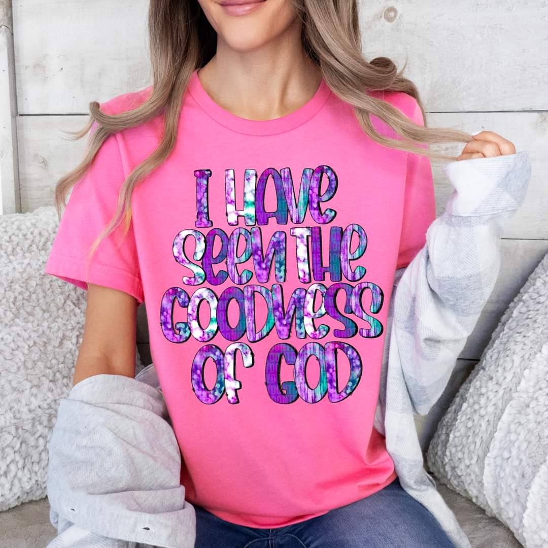 I Have Seen The Goodness Of God Purple - SHIRT