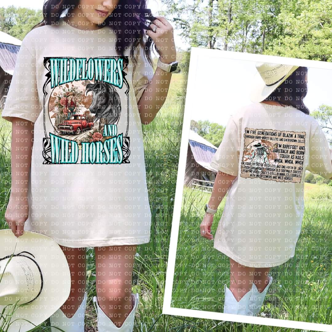 I’m Five Generations Of Blazin’ A Trail Front And Back - SHIRT