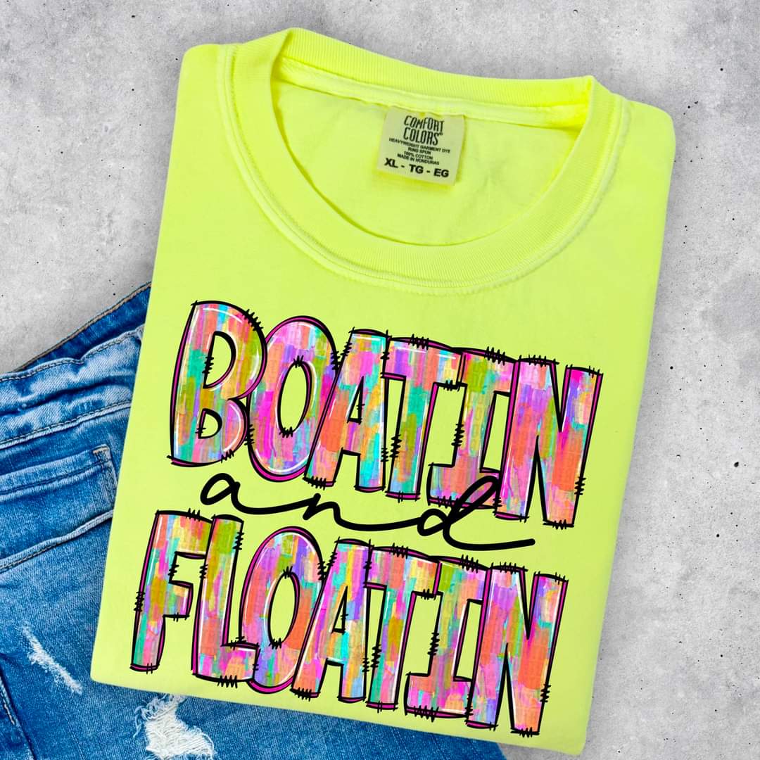 Boatin And Floatin Brushstrokes - SHIRT