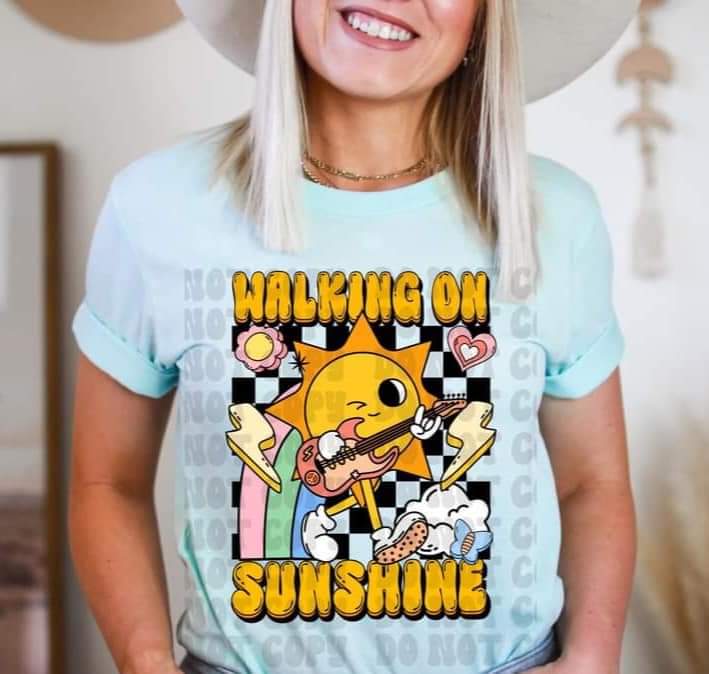 Walking On Sunshine Checkered - SHIRT
