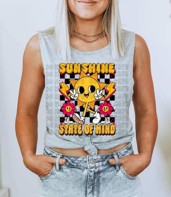 Sunshine State Of Mind Checkered - SHIRT