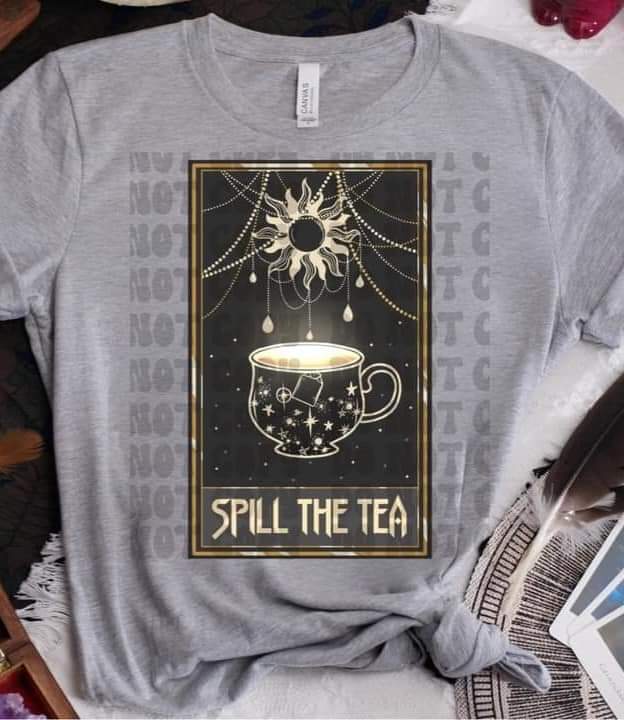 Spill The Tea Tarot Card - SHIRT