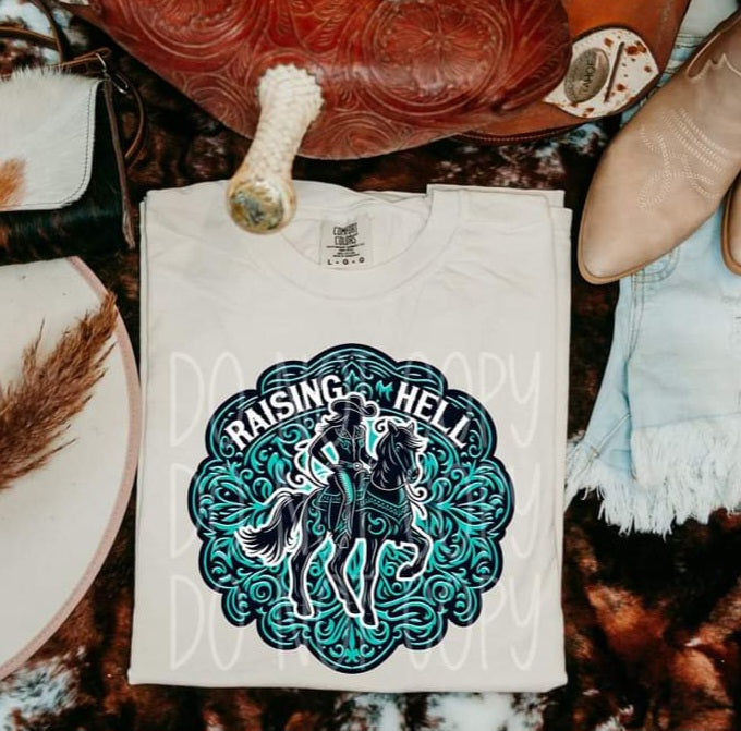 Raising Hell Horserider Faux Leather - SHIRT PHD