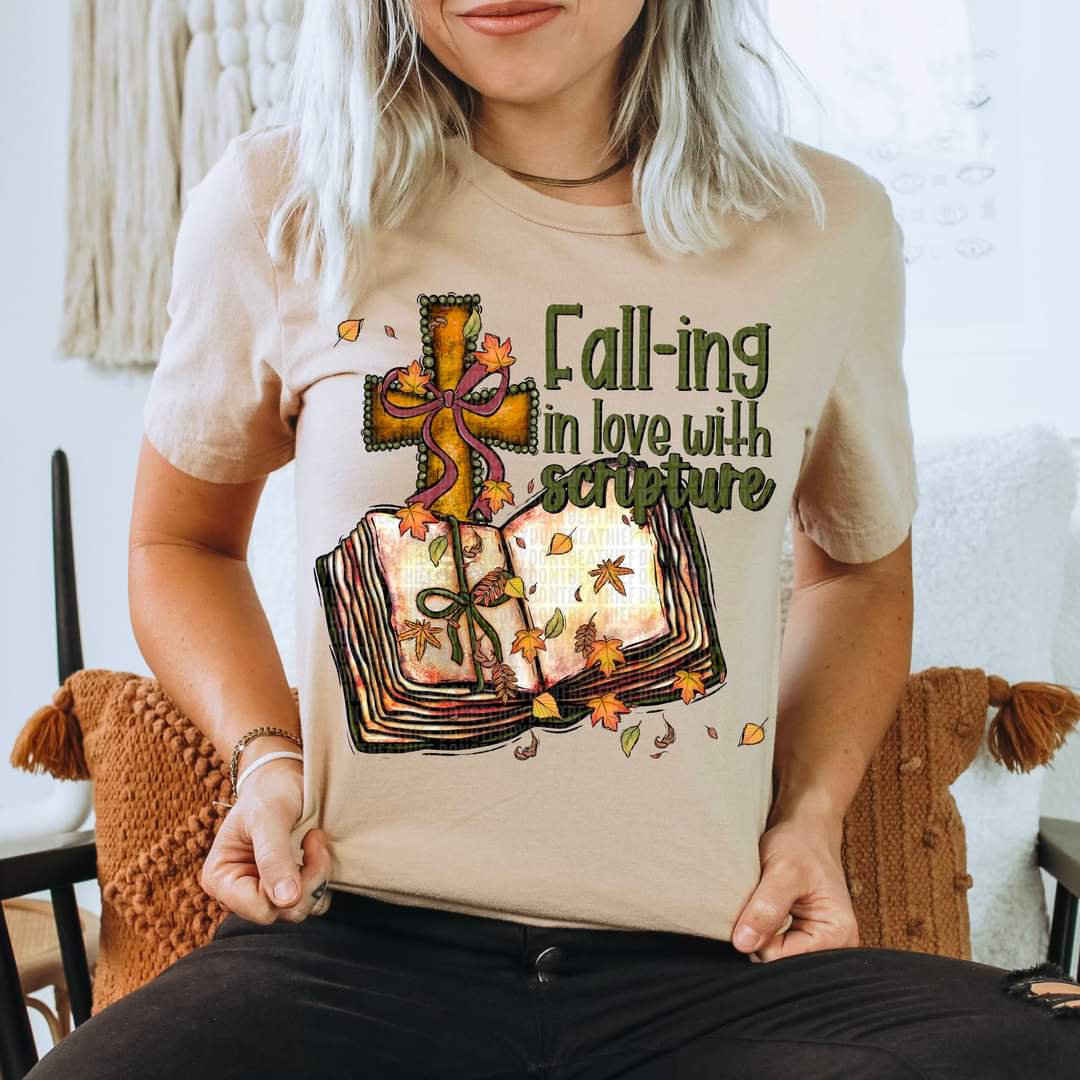 Fall-ing In Love With Scripture - SHIRT SDD.24