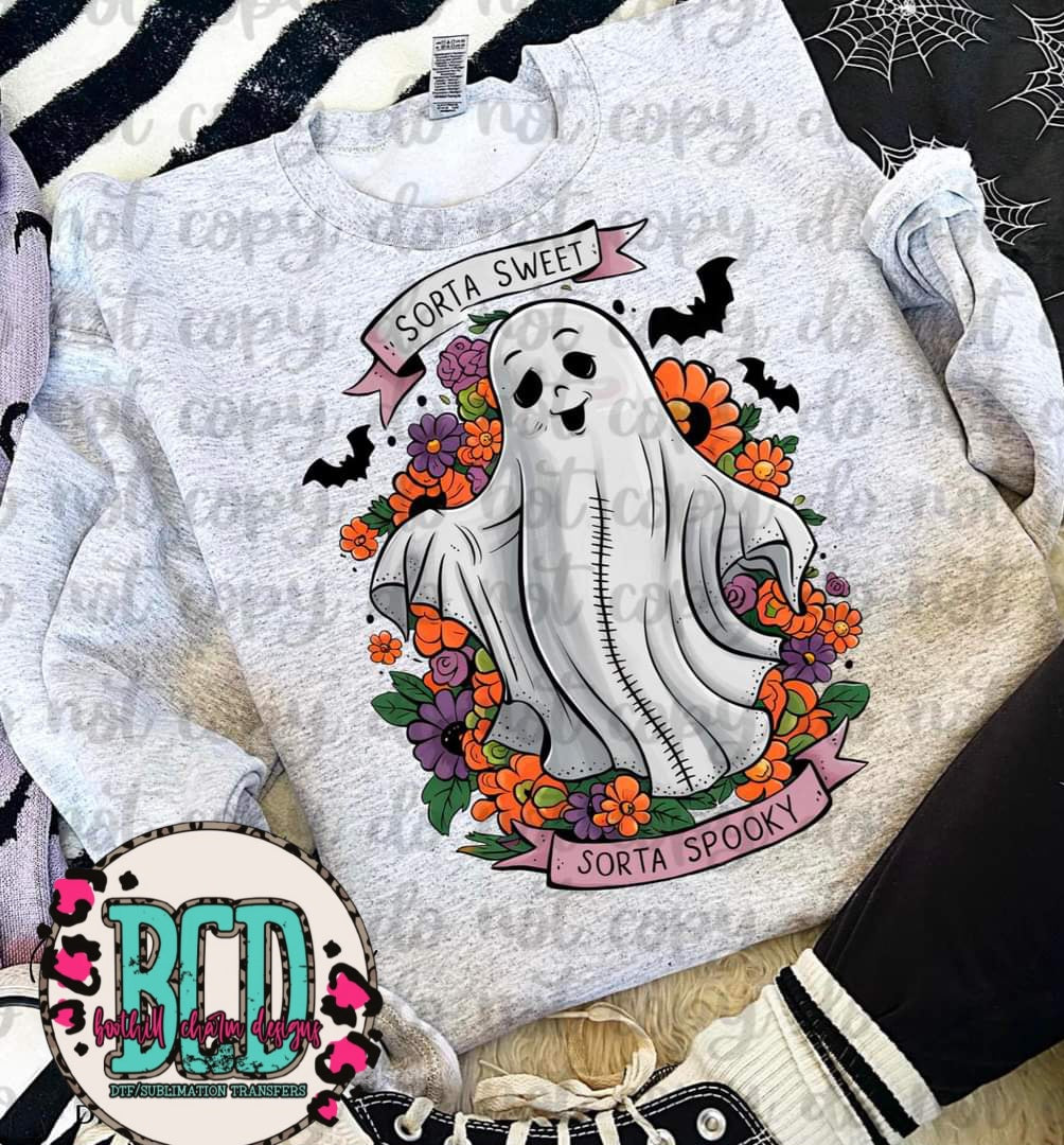 Sorta Sweet Sorta Spooky Ghost - SHIRT VSC