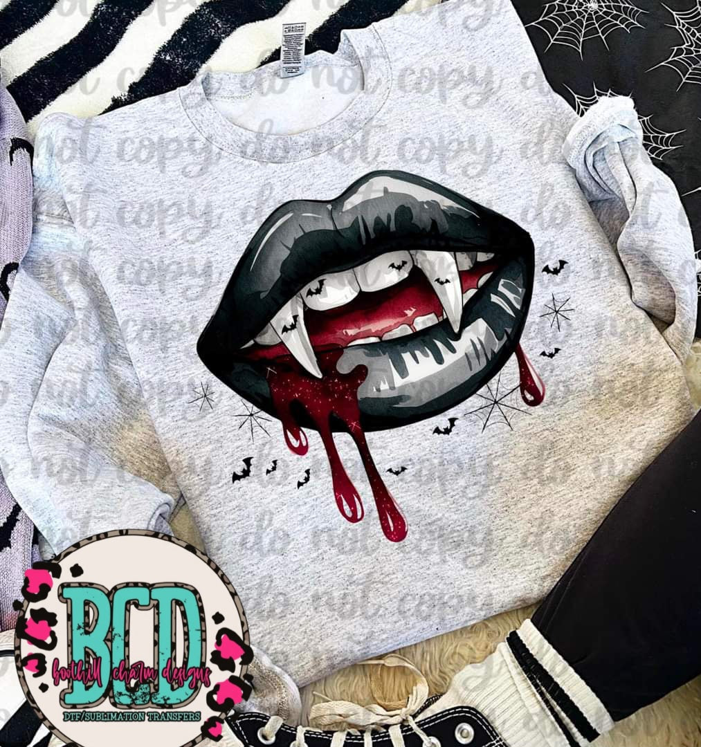 Black Vampire Lips - SHIRT VSC