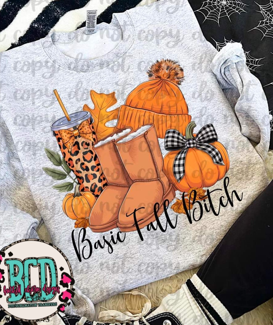 Basic Fall Babe or Bitch - SHIRT VSC *add which phrase wanted in note section