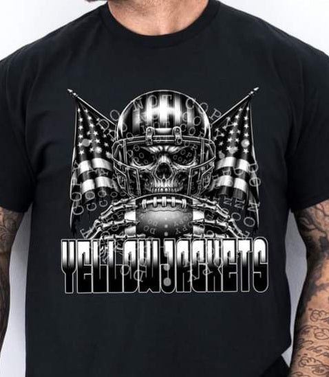 Skull River Football Team Spirit - SHIRT PHD.24 *indicate in note section which team