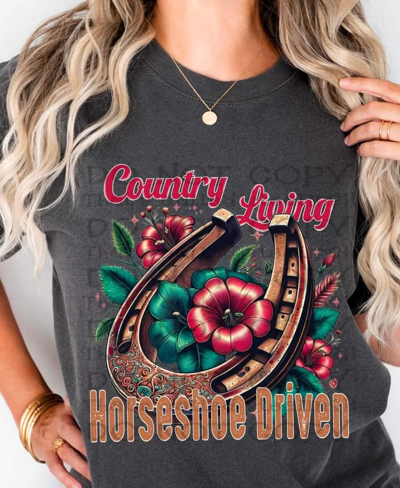Country Living Horseshoe Driven - SHIRT WSD.24