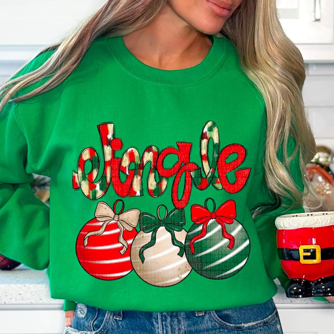 Jingle with Christmas Ornaments - SHIRT SDD.24