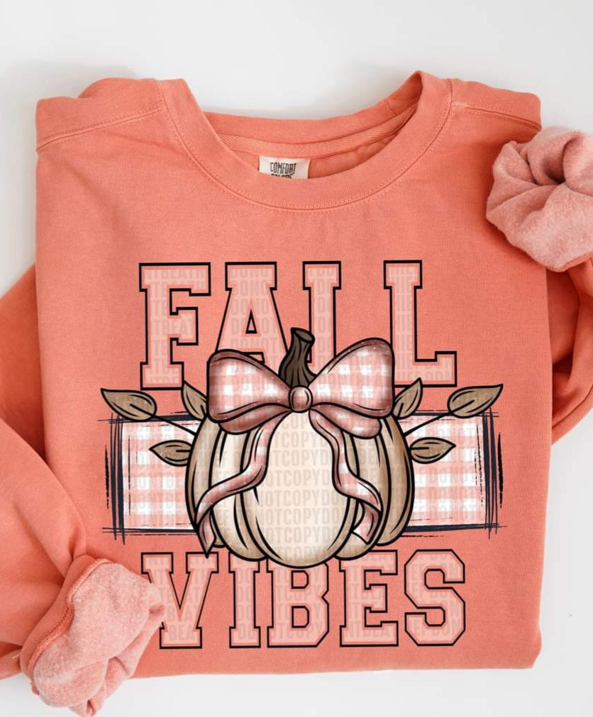 Fall Vibes Pumpkin Checkered - SHIRT SDD.24