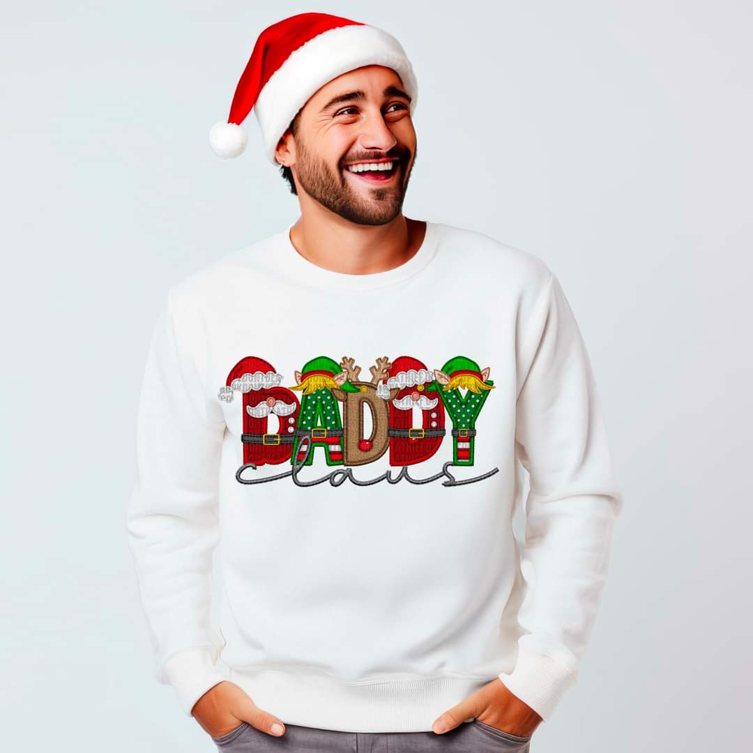 Santa, Reindeer, Elf Letters Dad, Daddy - SHIRT SDD.24 *add name in note section