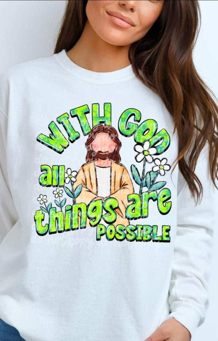 With God all Things are Possible - SHIRT CS.S.T.24