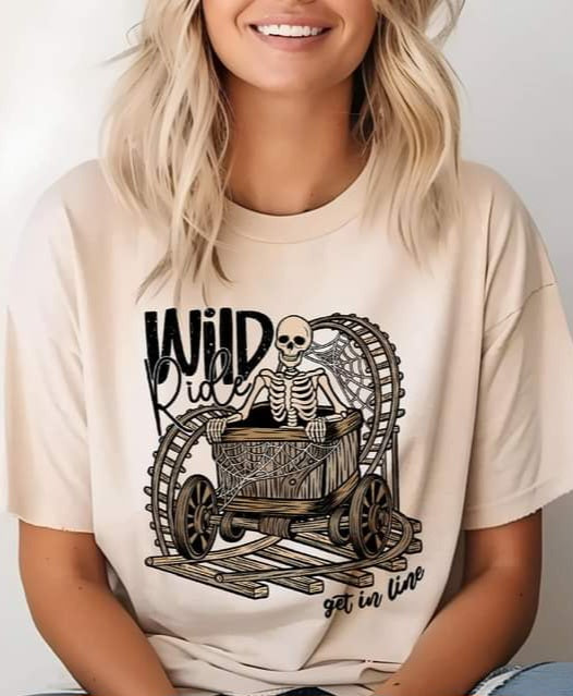 Wild Ride Get in Line Skellie - SHIRT SST.24