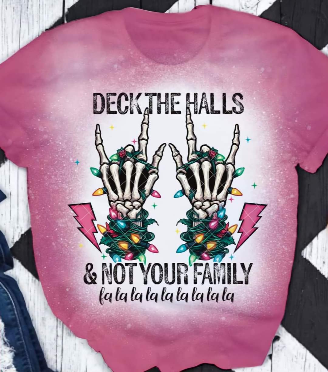 Deck the Halls Not Your Family - Shirt KPI.23