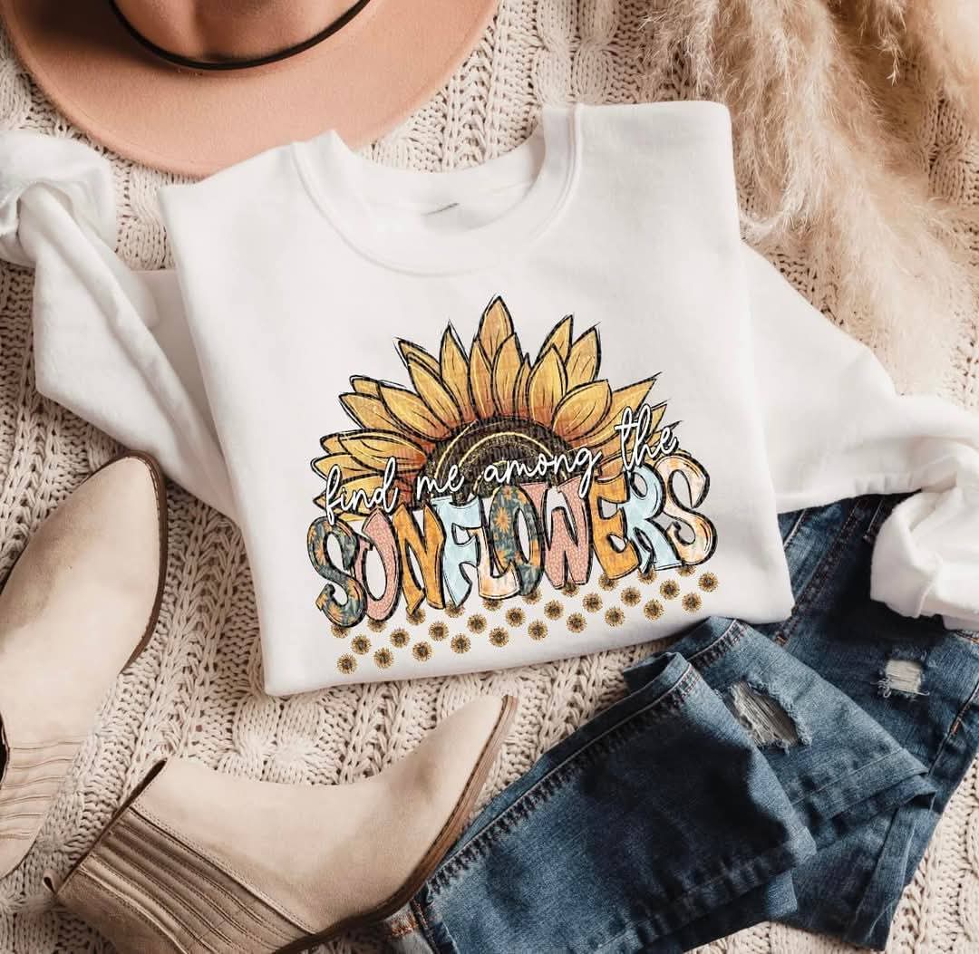 Find Me Among the Sunflowers - Shirt SDD.25