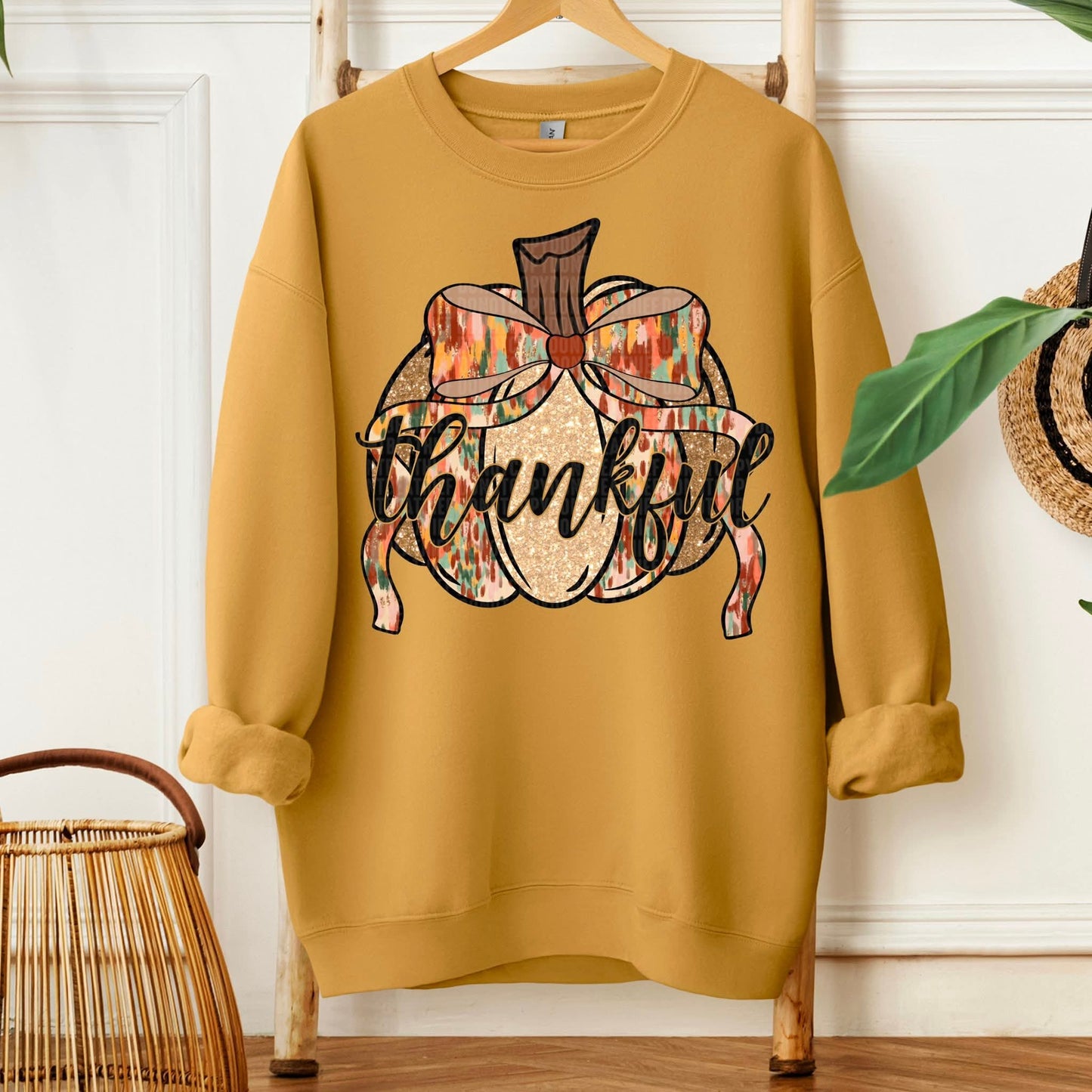 Thankful Patchwork Pumpkin - SHIRT SDD25