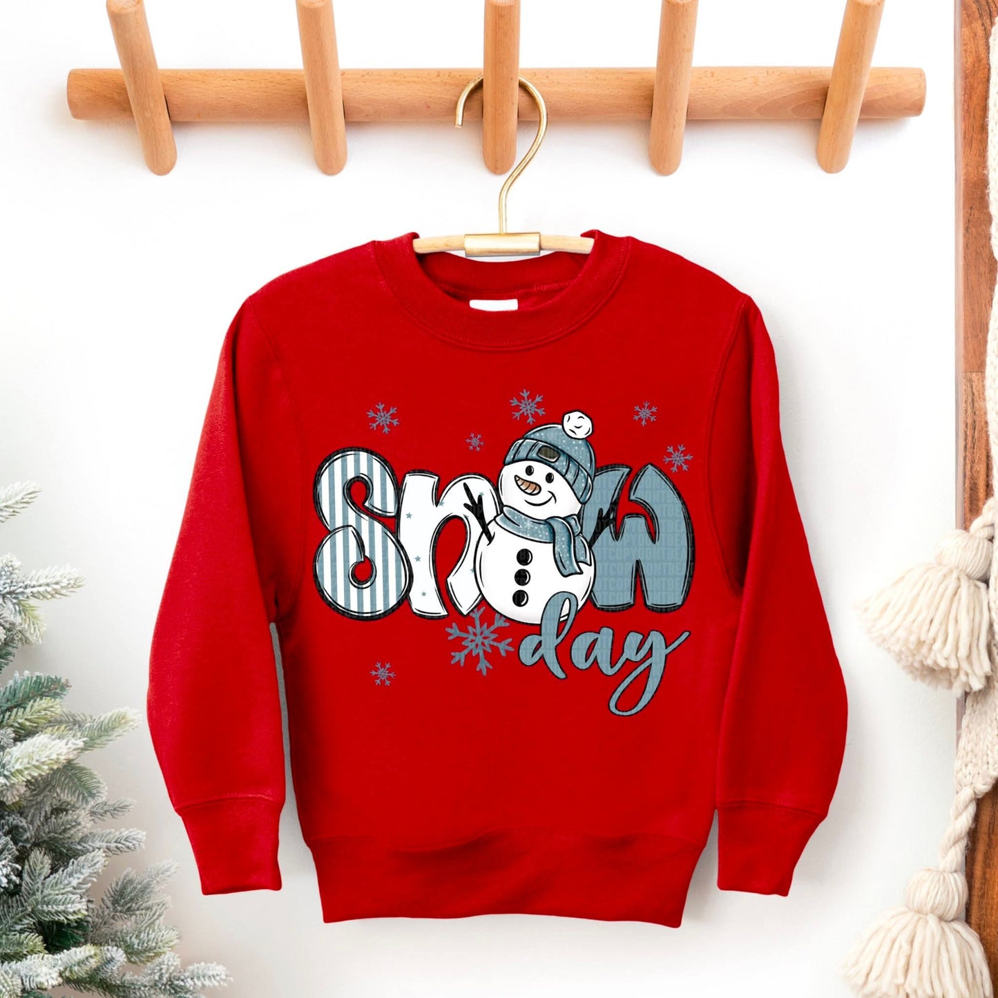 Snow Day Blue and White - SHIRT SDD25