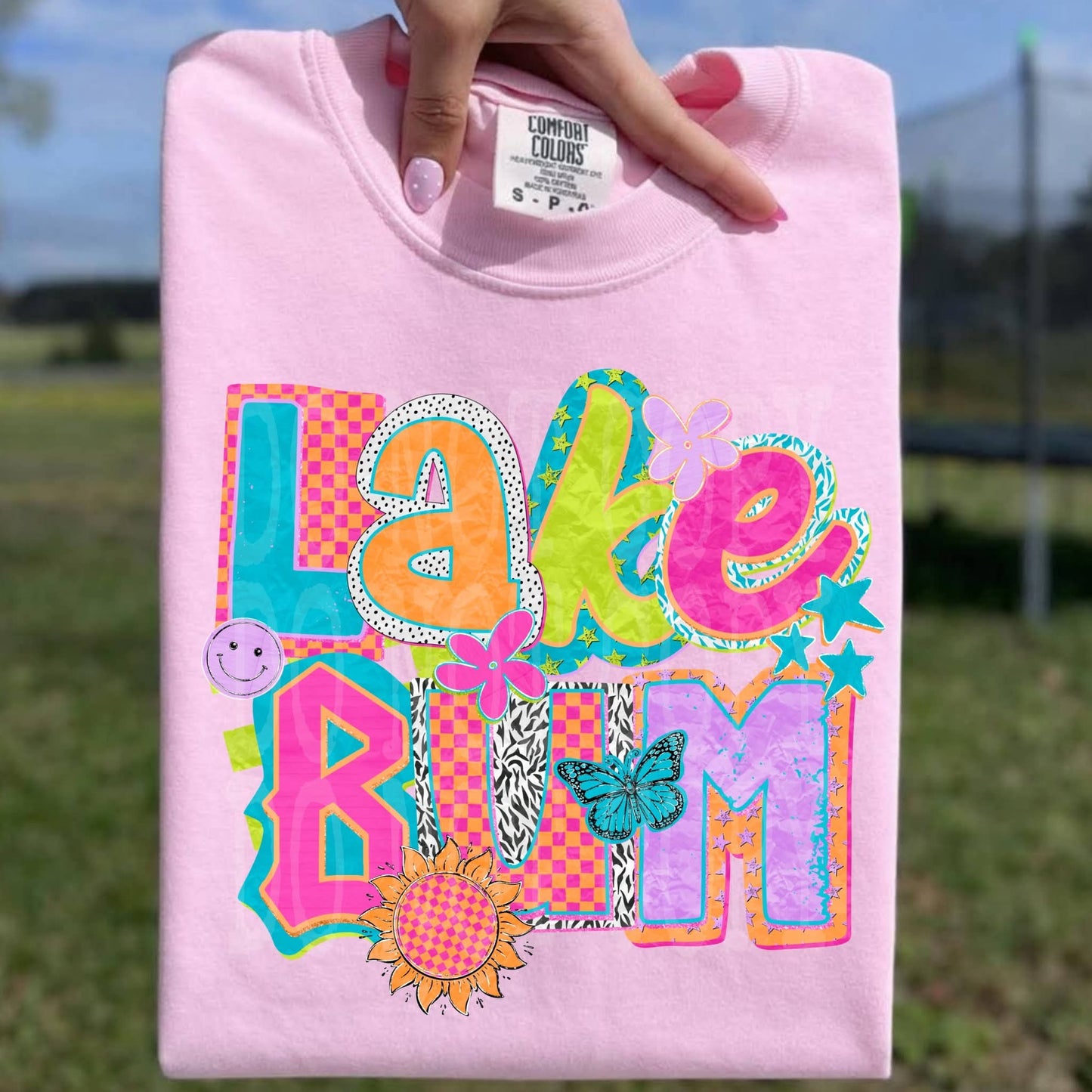 Lake Bum colorful - SHIRT PHD26 *Add shirt color wanted in note box