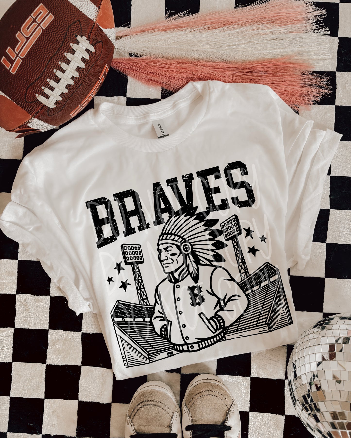 Letterman Jacket with mascot - ADULT SHIRT *add mascot & shirt color wanted in the notes box at checkout. PHDD.25