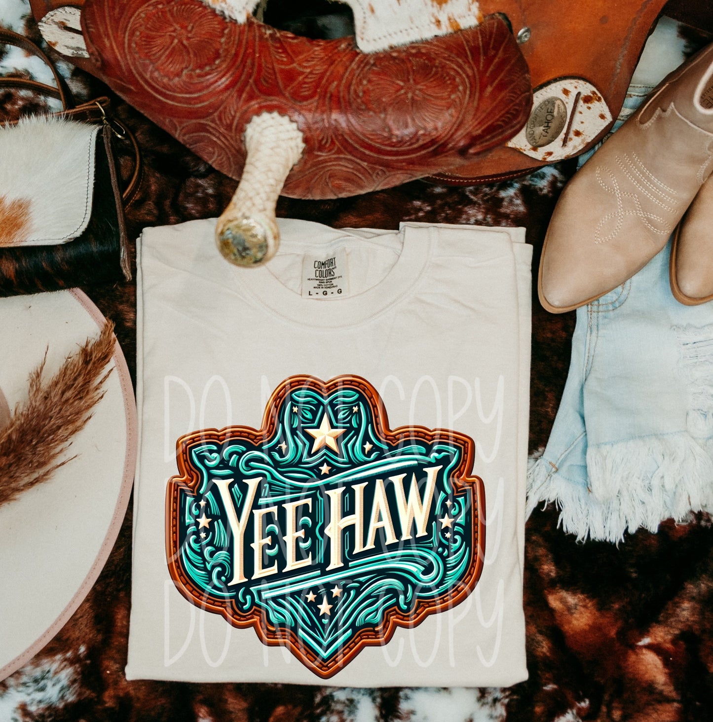 YeeHaw Faux Leather - SHIRT PHD