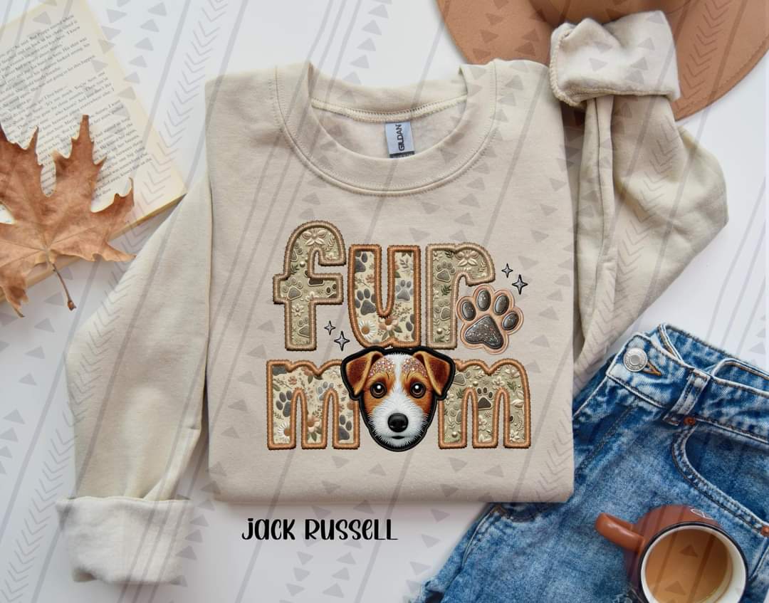 Fur Mom Jack Russell Dog-SHIRT