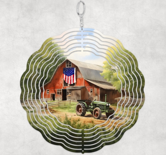 On The Farm - Wind Spinner SSA