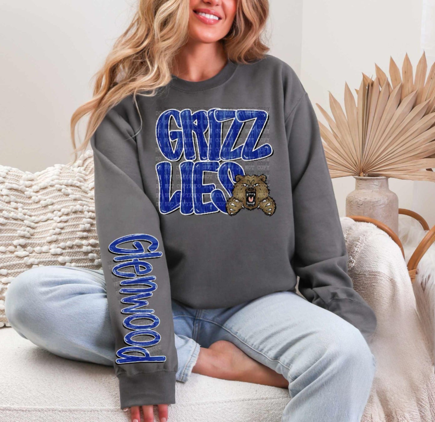 Glenwood Grizzlies Painted F&S - Shirt *comment shirt color in note box