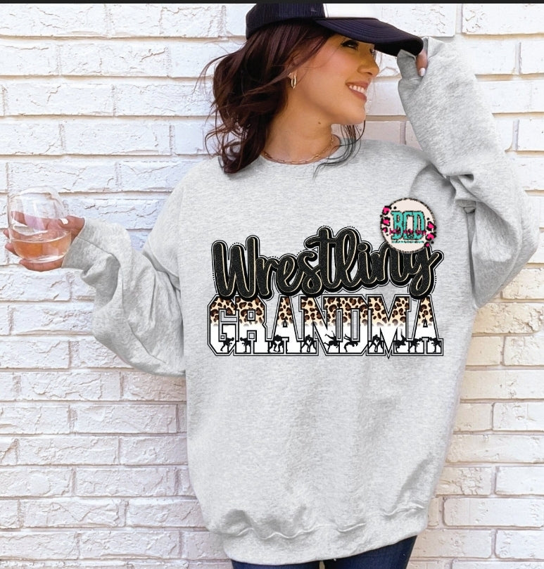 Wrestling Grandma Half Leopard - SHIRT