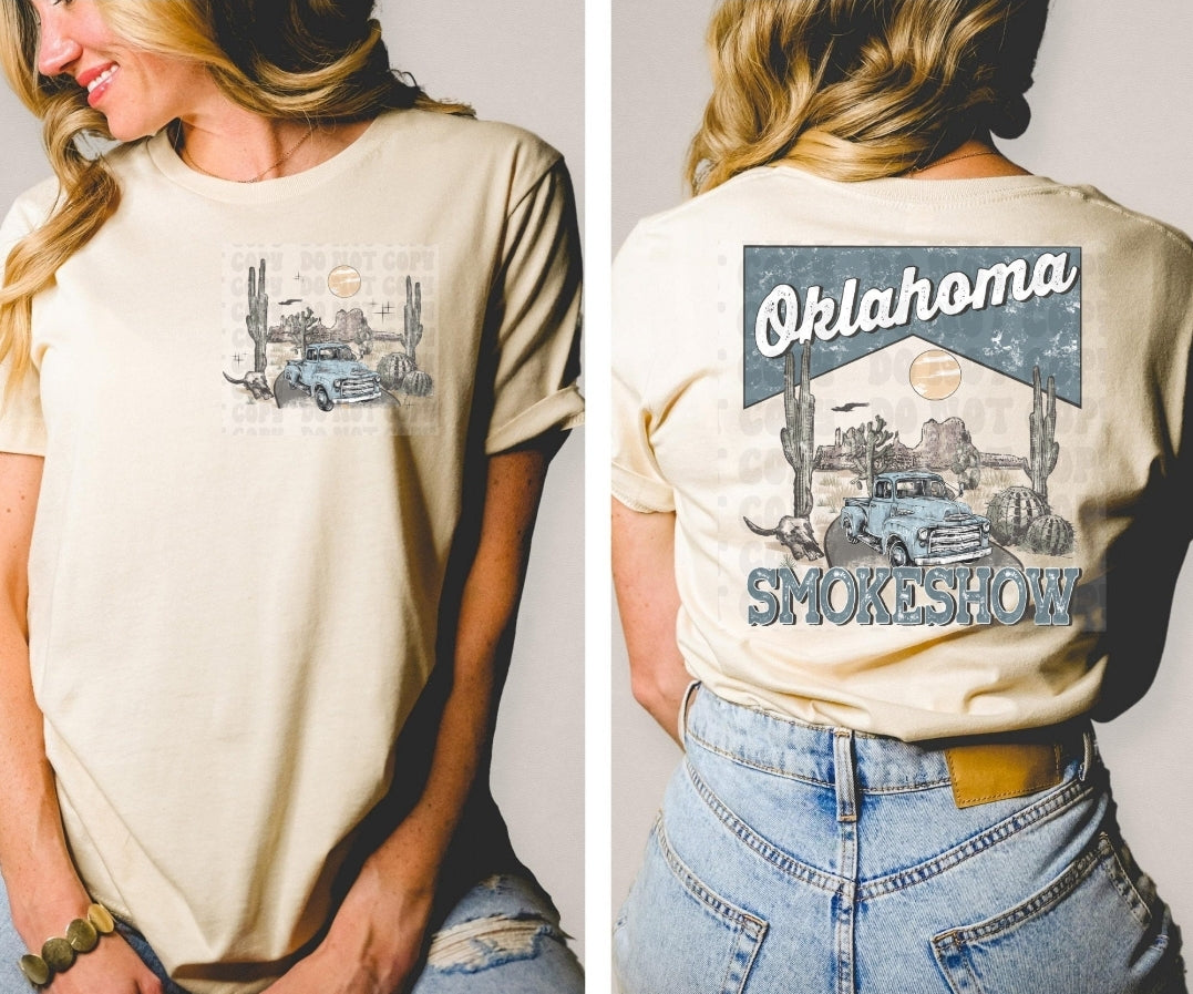 Oklahoma Smokeshow With Pocket -SHIRT