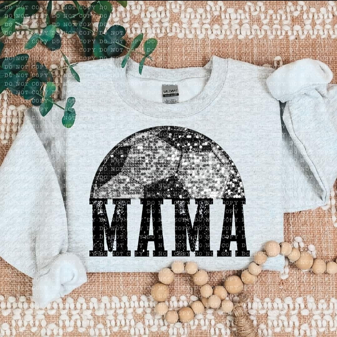 Soccer Mama Faux Sequin - SHIRT