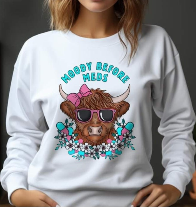 Moody Before Meds Highland - SHIRT