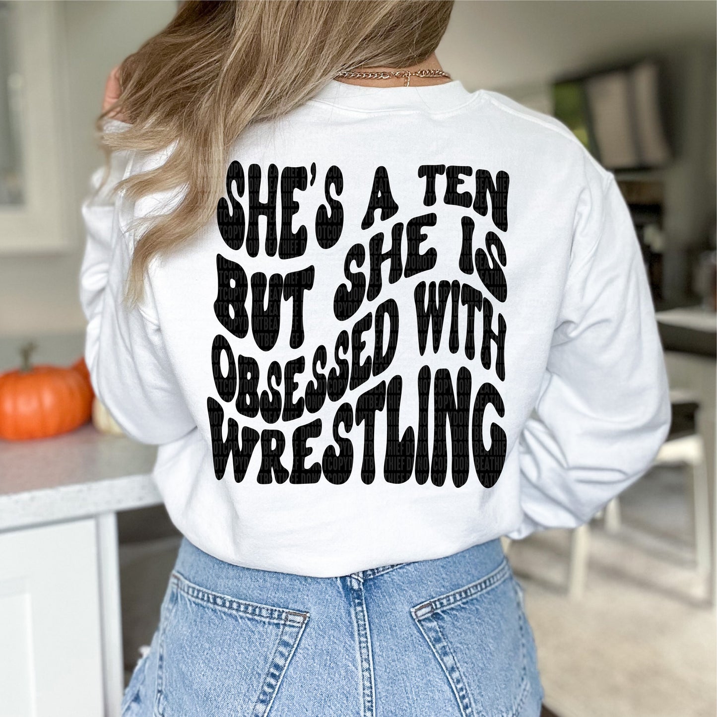 She's a 10 But She's Obsessed with sport - SHIRT *comment shirt color, which sport and colors you want in note box