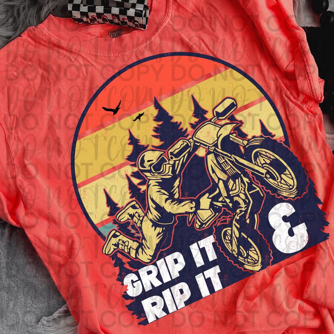 Grip It & Rip It Motorcycle - Shirt Sw.S.D.25