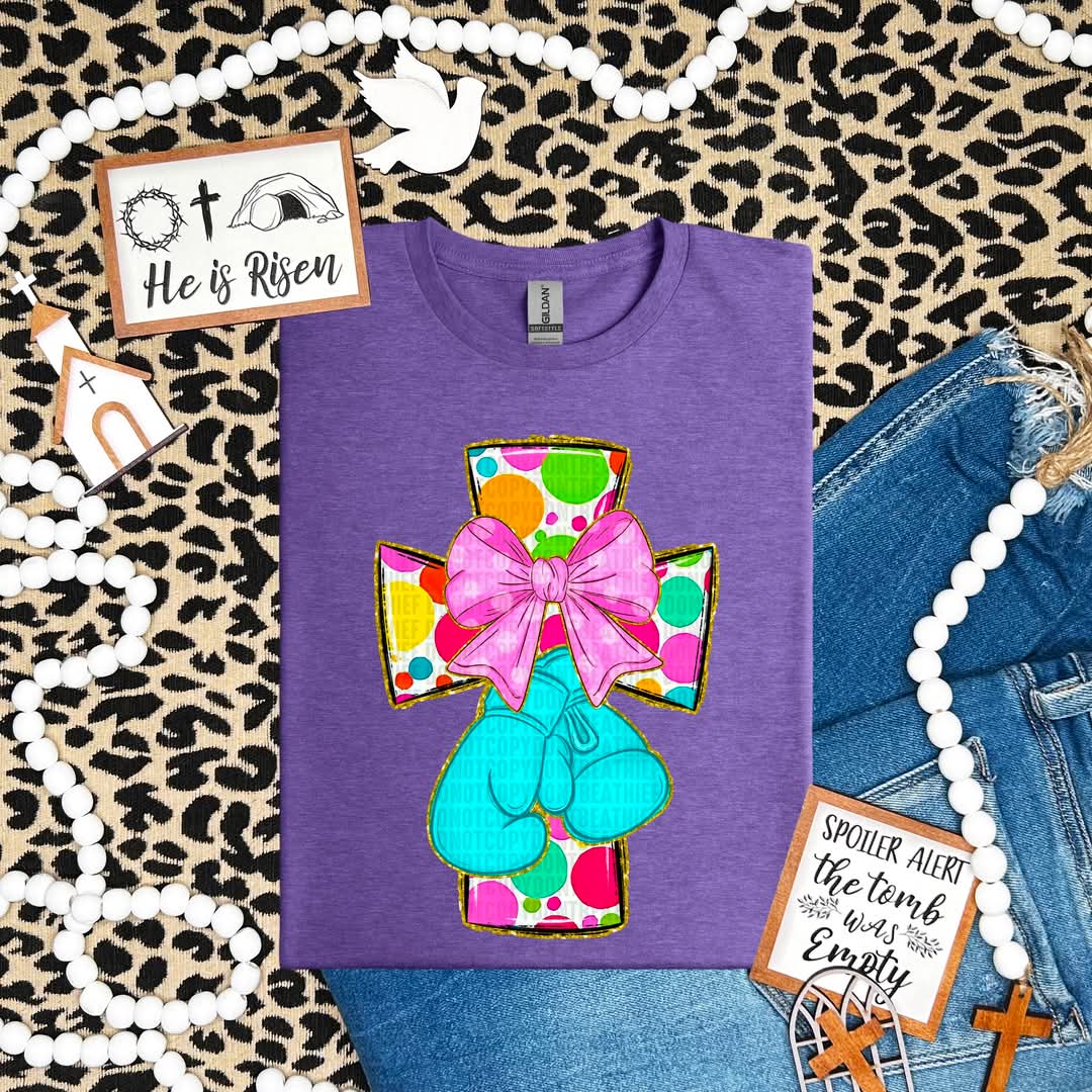 Cross with Gloves Hard Fought Heartfelt Been Through Hell Hallelujah - SDD.25