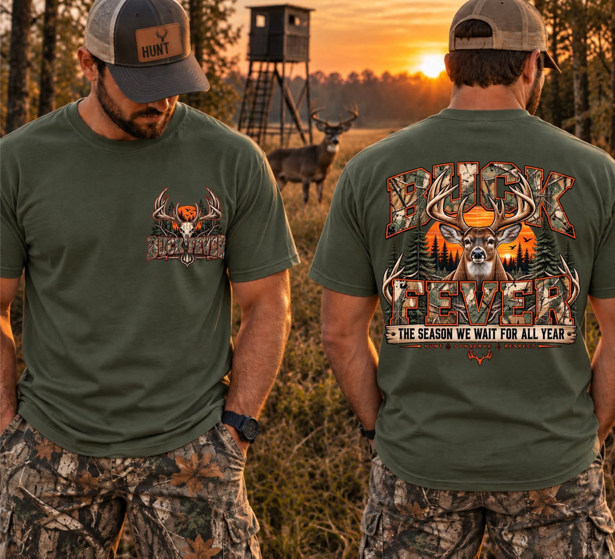 Buck Fever - SHIRT SDD.26. *add color of shirt you want in note box when checking out