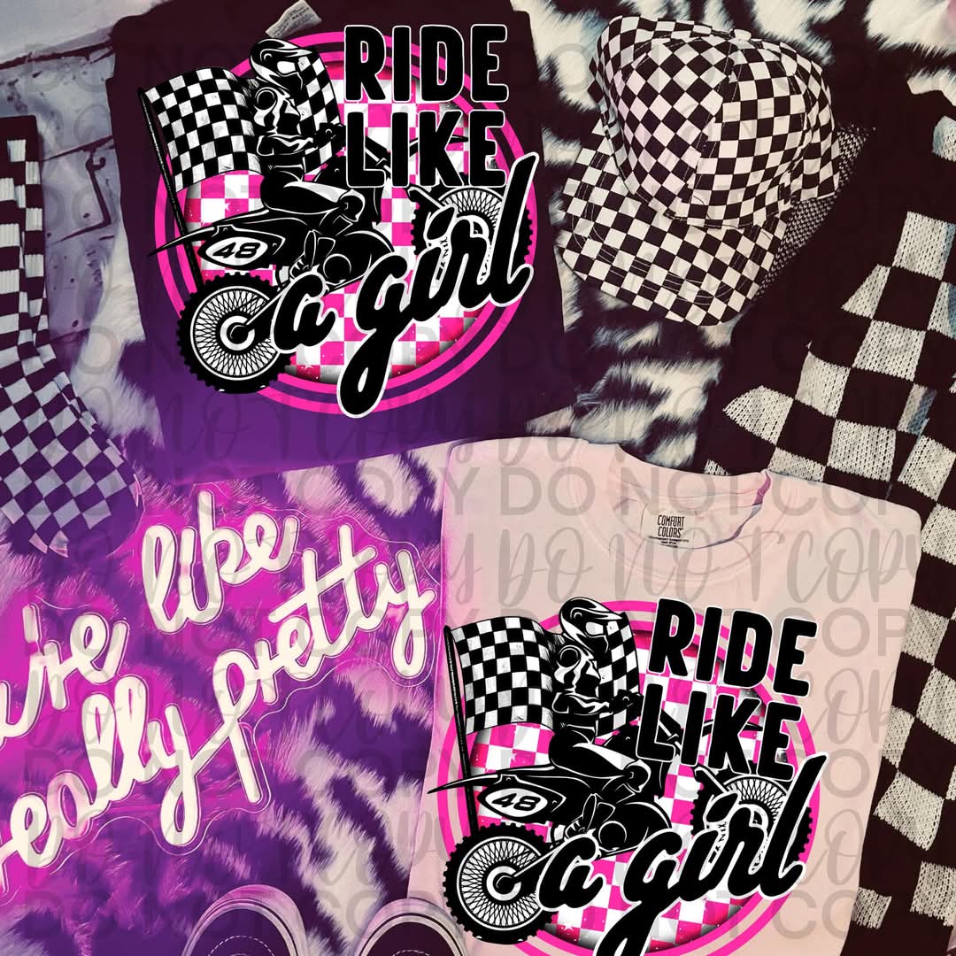 Ride Like A Girl - Shirt Sw.S.D.25