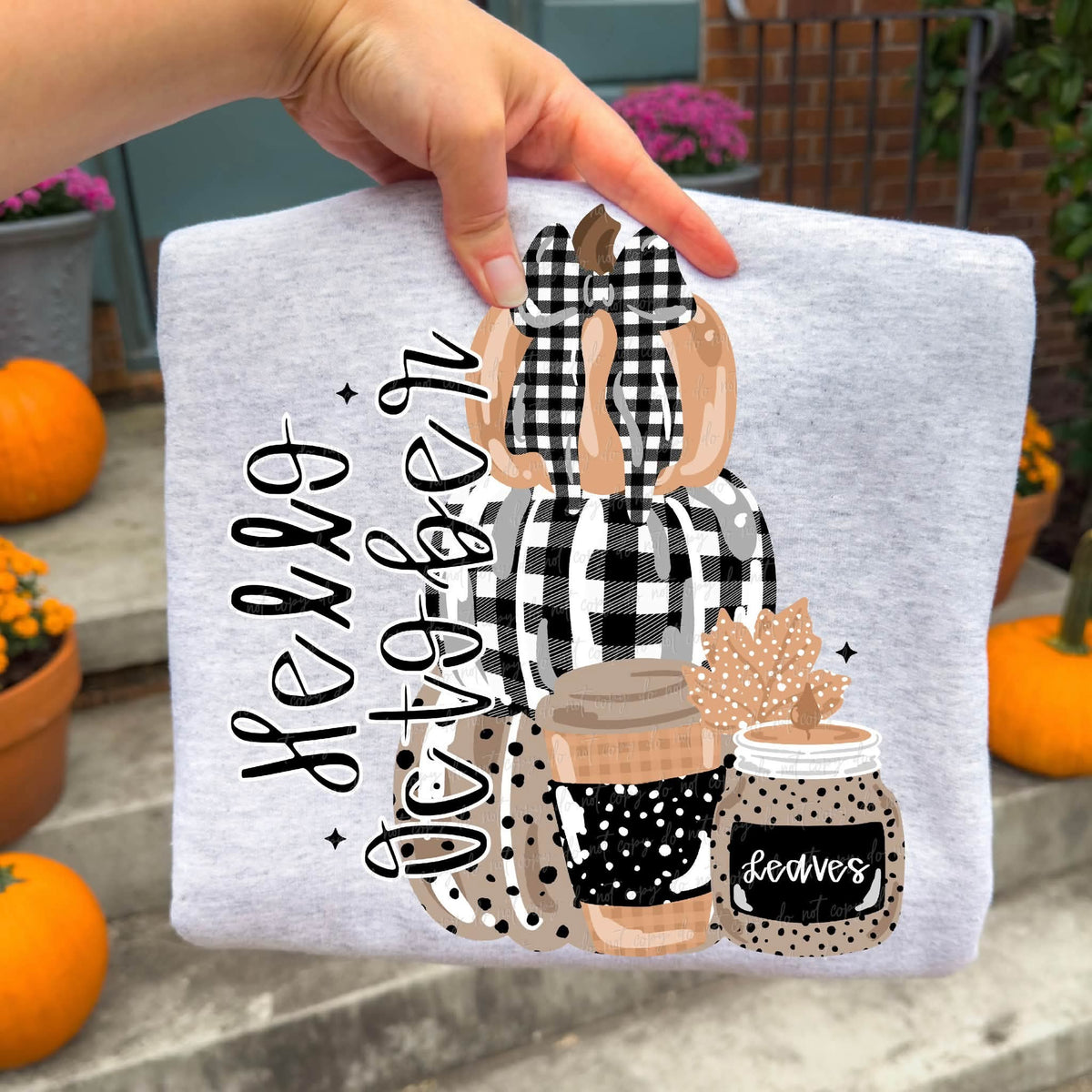 Hello October - SHIRT VD.26 *add color of shirt you want in note box when checking out